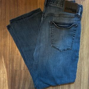 Express Men's Dark Wash Slim Jeans